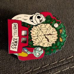 LE JUMBO Disney Pin ✿ Nightmare Before Christmas Jack Sally Calendar Easel Count
