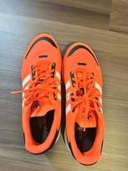 Adidas Running Shoes – Bright Orange/White – Boost Sole – Great Condition