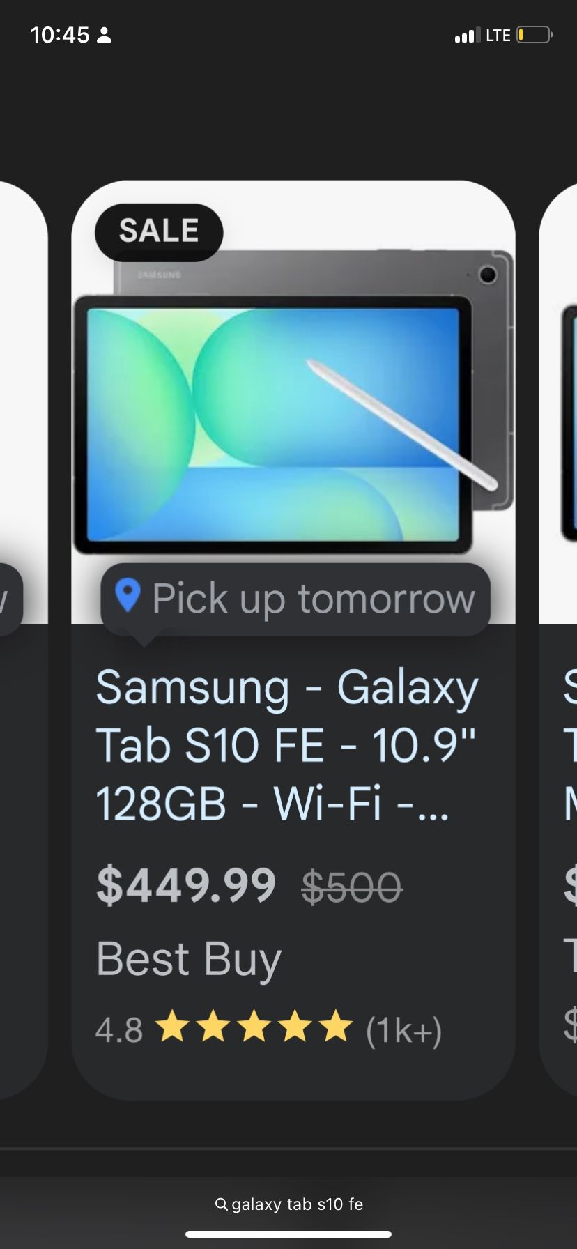 Galaxy Tab S10 Fe