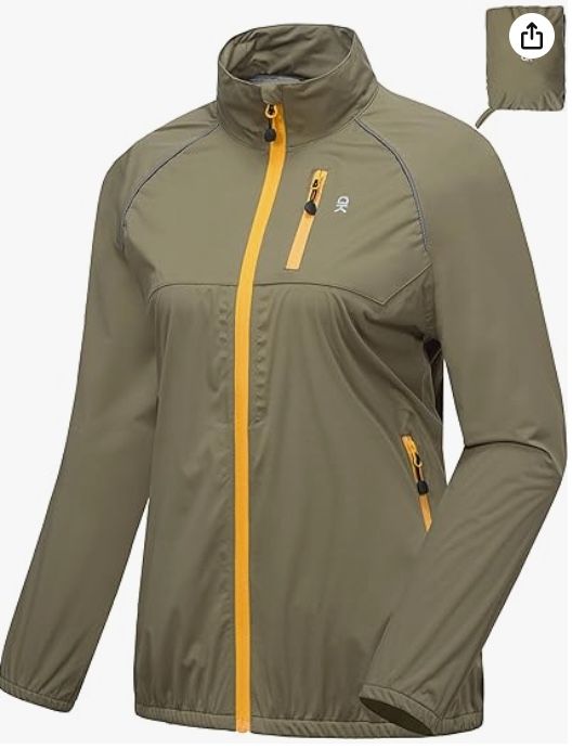 Little Donkey Andy Women's Rain Cycling Stretch Jacket(M)