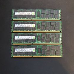 RAM Memory 16GB  2Rx4 Pc3  Each