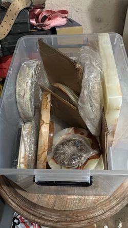 Large Clear Plastic Storage Tote