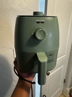 Mainstays 2.2 Qt Air Fryer, Sage Green - Automatic Shutoff, Nonstick
