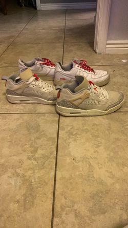 Jordan spizike coconut milk low/ supreme air force 1