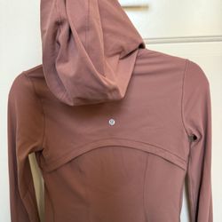 Lululemon Hooded Define Jacket - Size 2, Mauve Pink