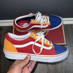 Tri Color Vans Sz 10.5