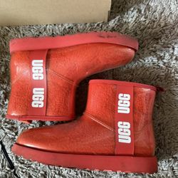 Red Waterproof Ugg Boots Size 9 (both Colors Available)