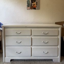 Vintage Solid Wood Dresser