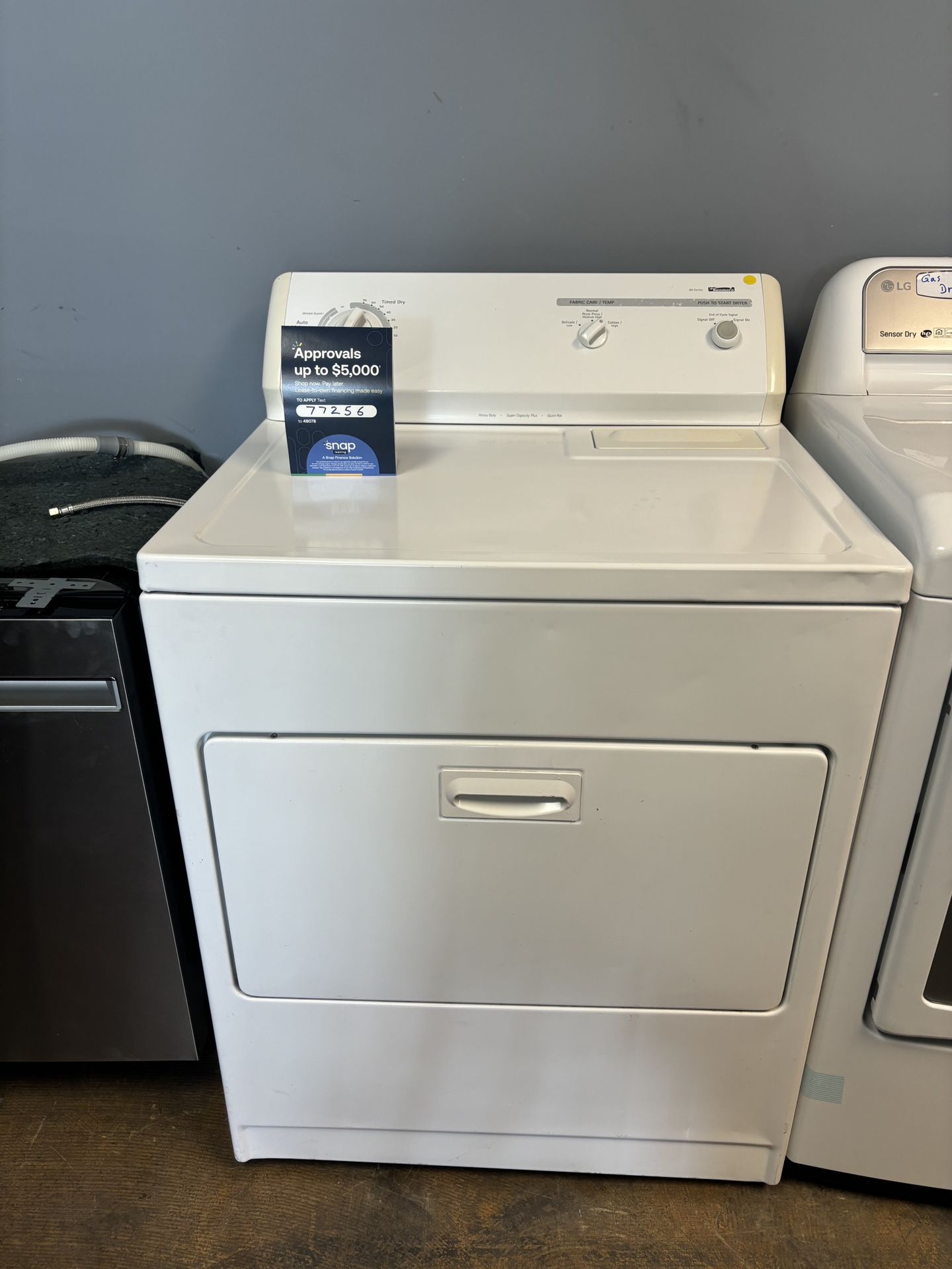 Kenmore 6.5 Cu. Ft. Front Load Electric Dryer With Warranty