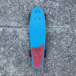 Kryptonics Originals Skateboard penny board Metal Trucks Aqua Blue complete 22.5” long skate Skateboarding