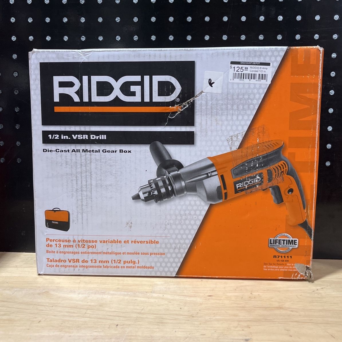 RIDGID 8 Amp Corded 1 2 in. Heavy Duty Variable Speed Reversible Drill for Sale in Phoenix AZ OfferUp