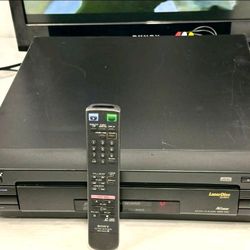 Sony MDP-500 LaserDisc System CD CDV LD Player With remote Tested Works