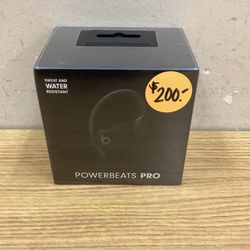 POWERBEATS PRO BLUETOOTH EARPHONES WITH CHARGING CASE.