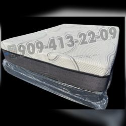 Queen Organic Cooling Gel Hybrid Memory Foam Mattress!