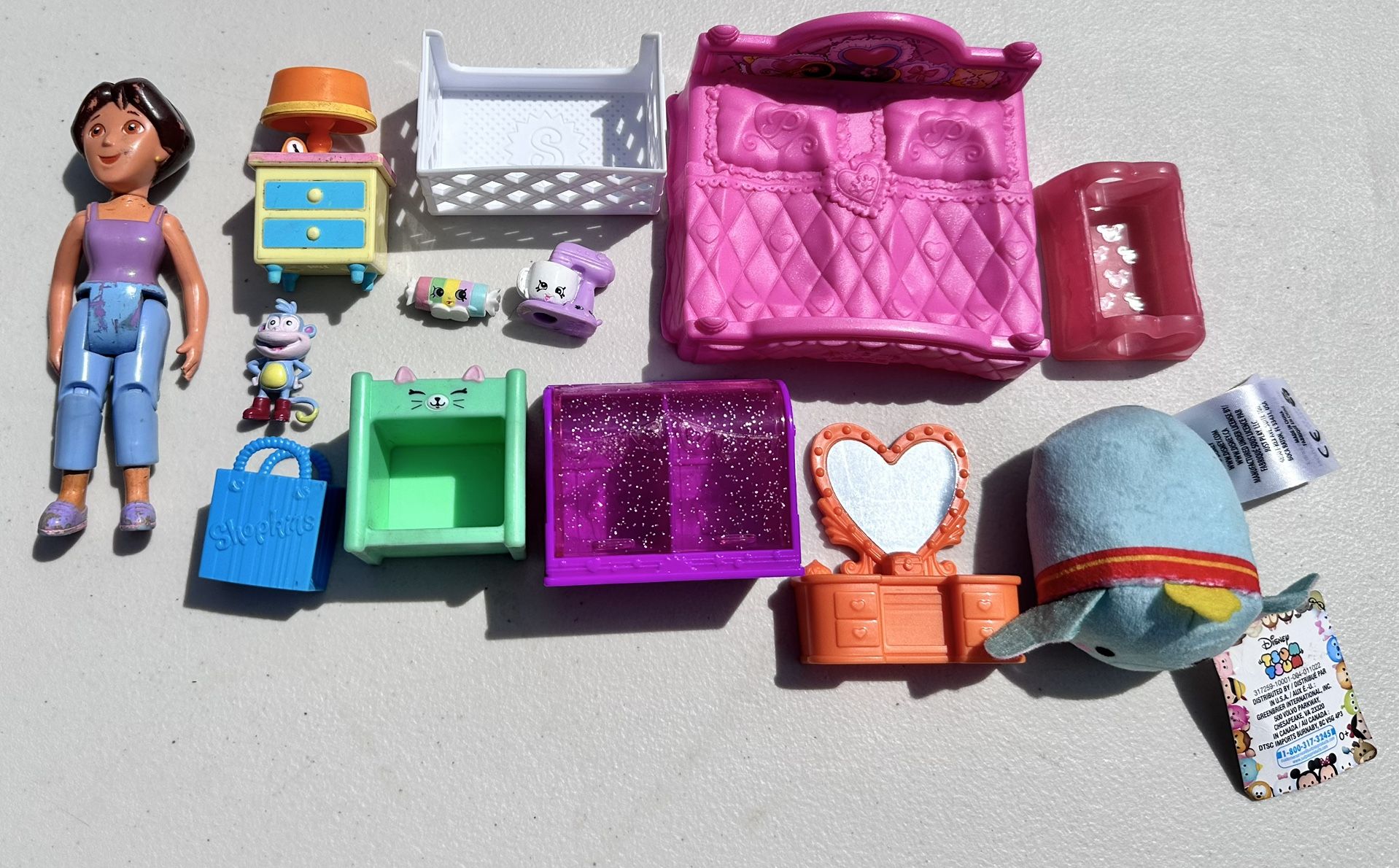 Shopkins, Dora the Explorer, & Disney Toys