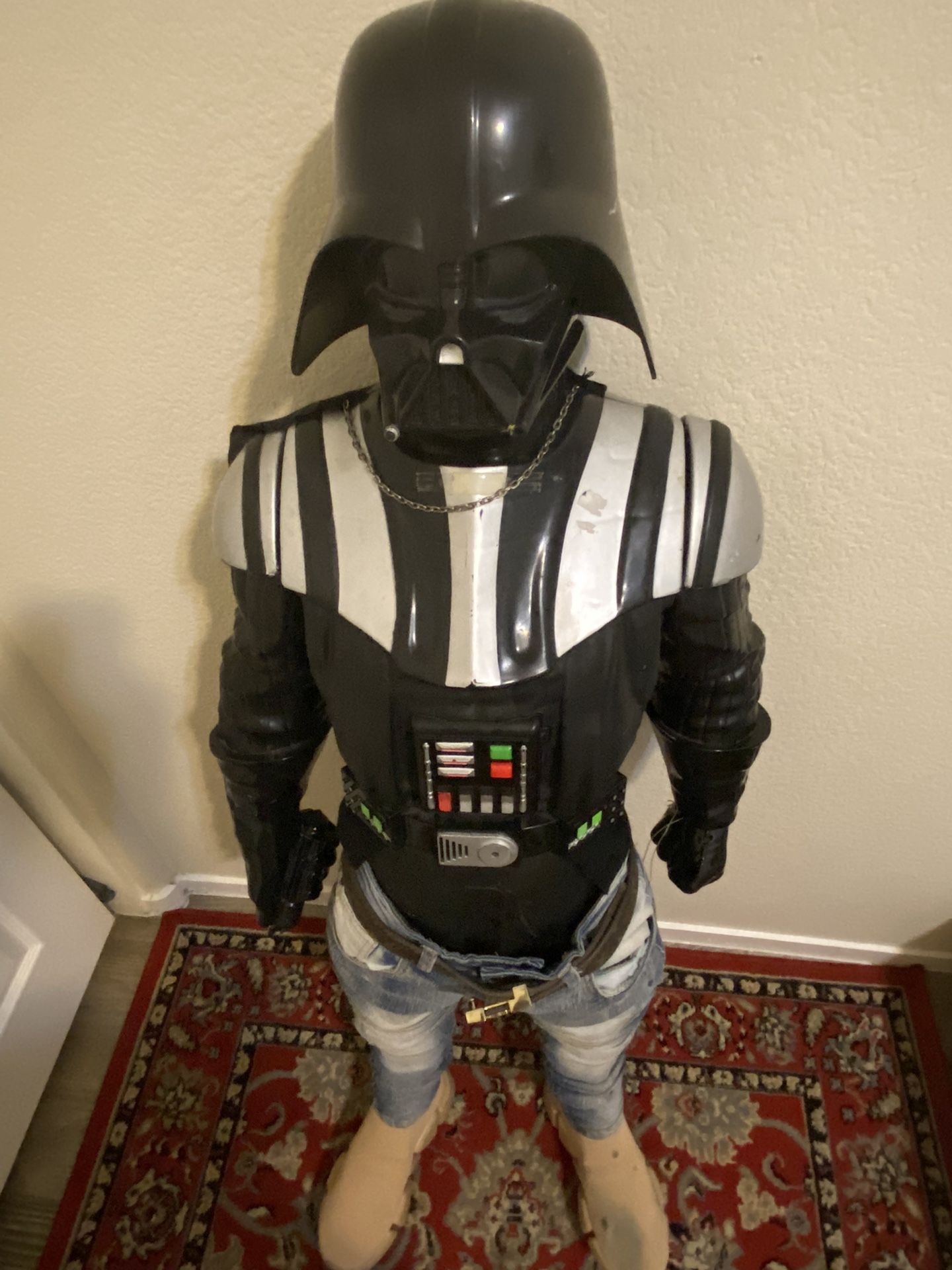 DRIPPED OUT DARTH VADER(COMES WITH A LOUIS VUITTON BELT, JEANS, BALENCIAGA SHOES)
