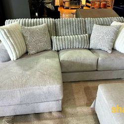 Logan Gray Modular Sectional Sofa Chaise ⭐⭐