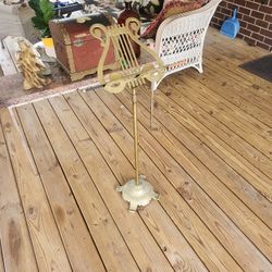Vintage Solid Brass Conductor's Music Stand 