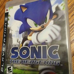Playstation 3 Game: Sonic The Hedgehog AKA Sonic 06