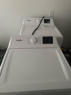 Washer and dryer