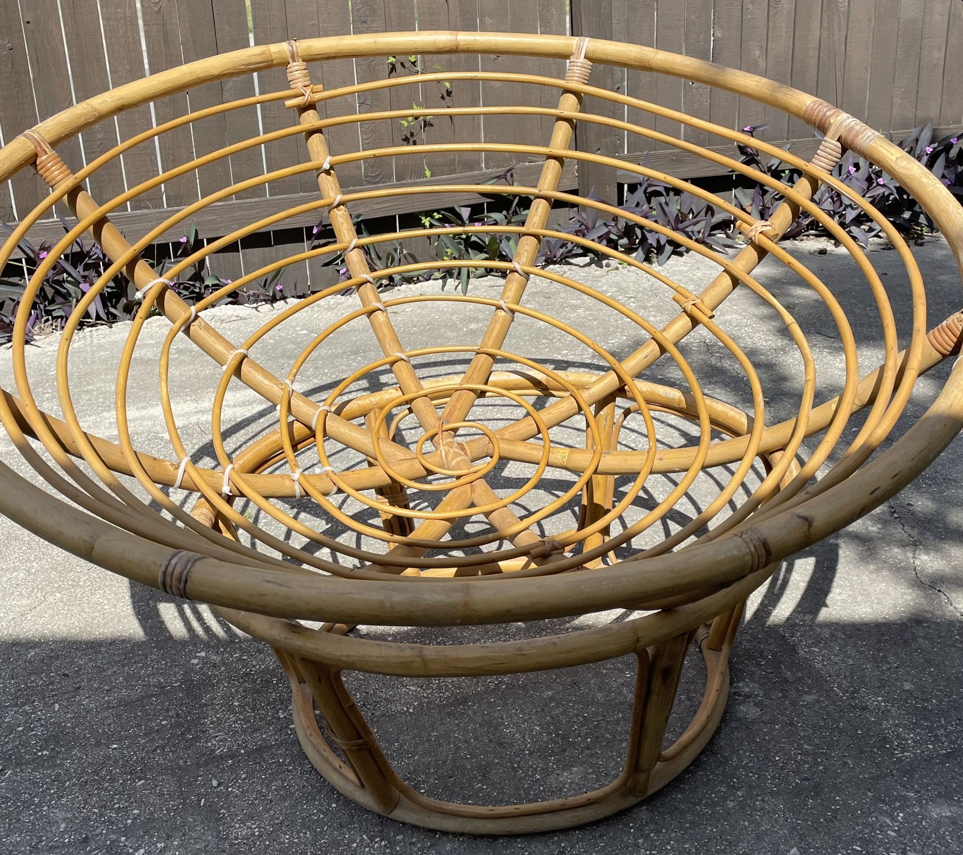 Bamboo Papasan Chair