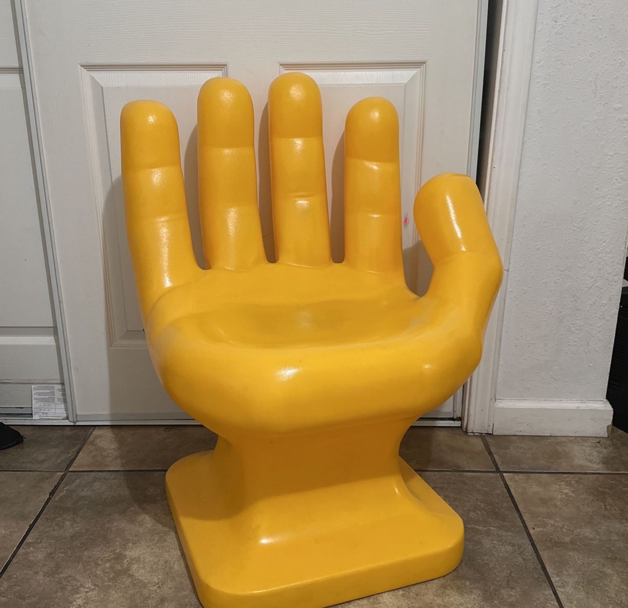Plastic Hand Shaped Chair