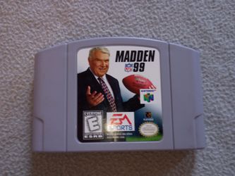 madden 99 n64