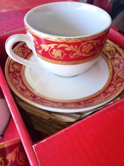 GNA Fine Porcelain Cup and Saucer Set