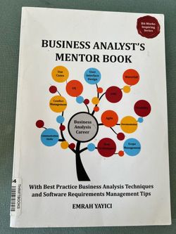 Business Analyst Mentor Book