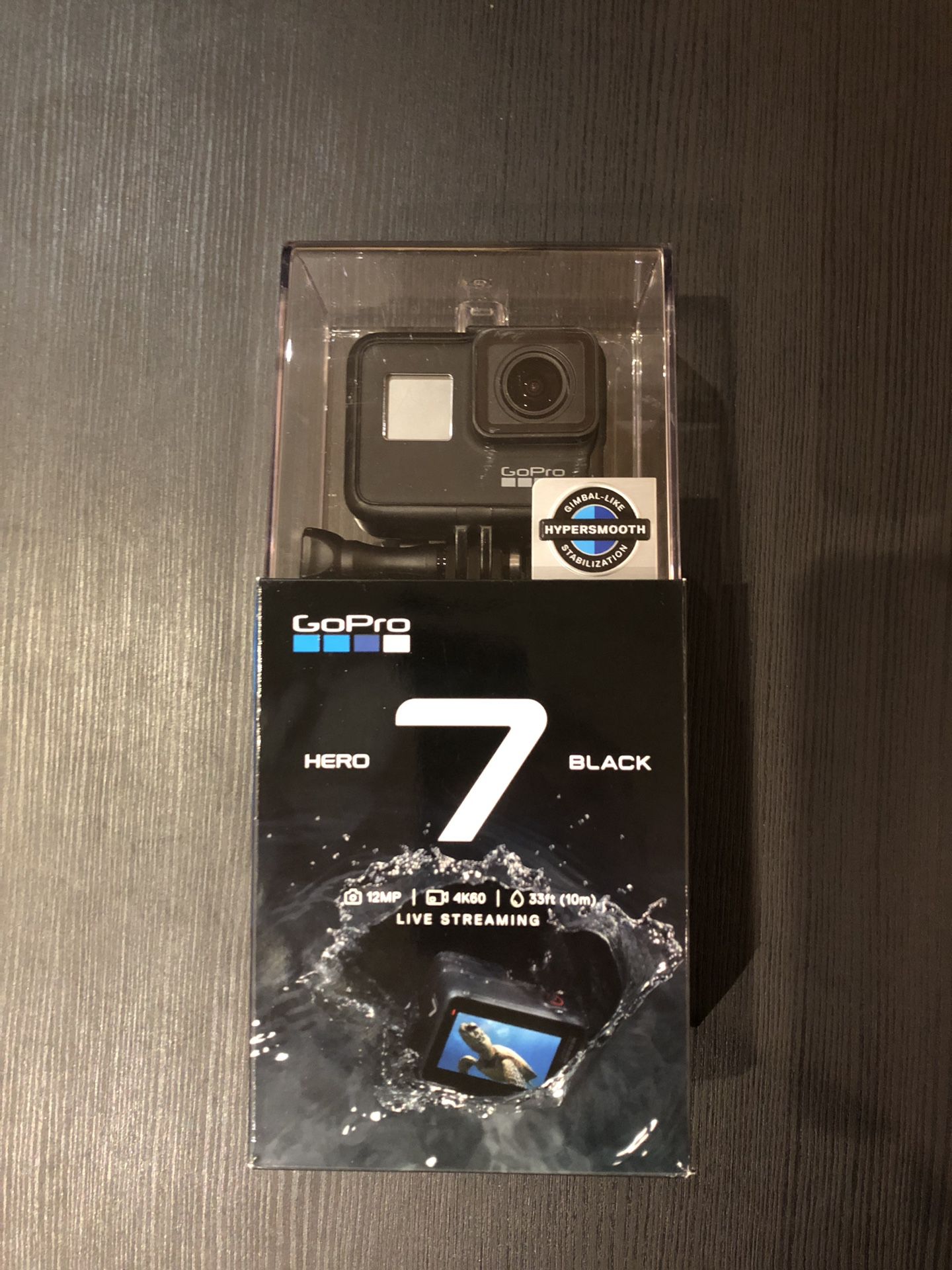 GoPro Hero 7 Black - Waterproof 4K HDR Action Camera