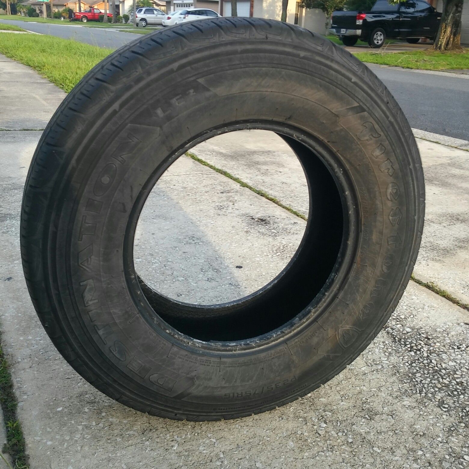 Used tire in good condition: