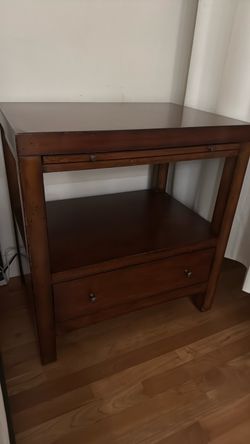 Mitchell Gold + Bob Williams Mao Asian Dresser Dark Wood Red Interior