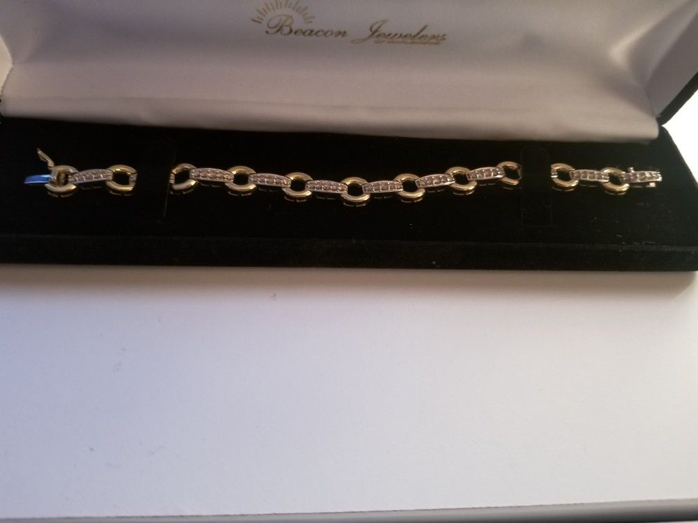 14 kt Diamond bracelet