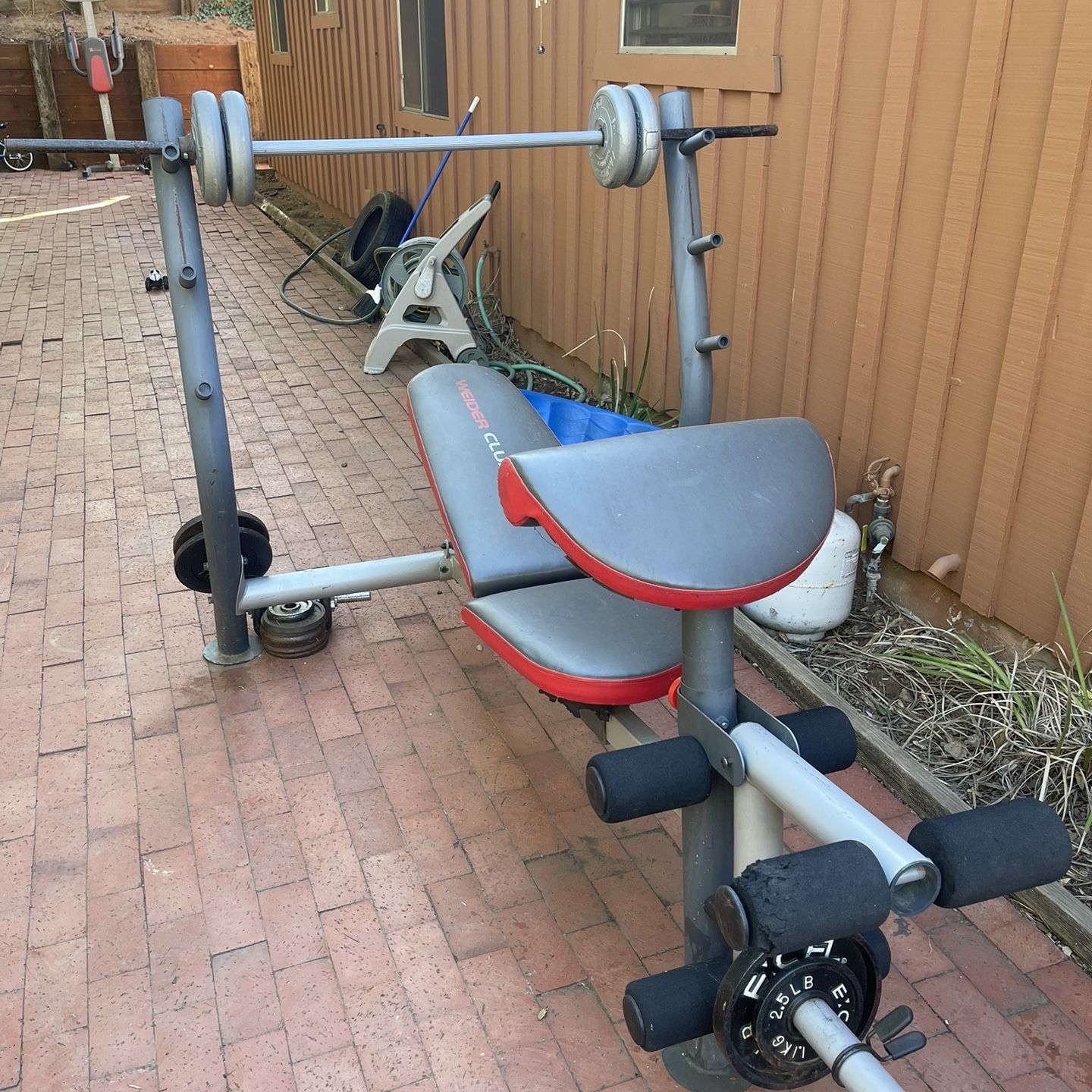 Weider bench press sale