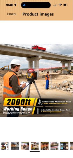Industrial rotary laser level