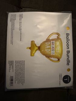 World's Greatest Dad Trophy Balloon kit