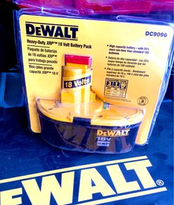 18v Dewalt battery