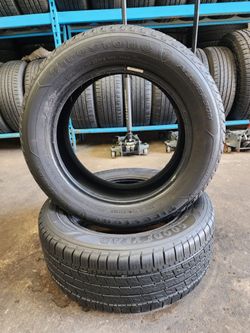 🔥 (2) 215 55 16 Firestone & Goodyear Tires