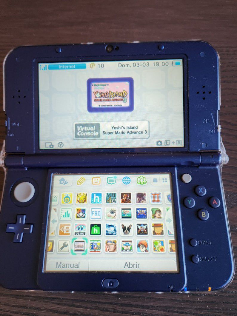 New nintendo 3ds XL CFW with 64gb and games

