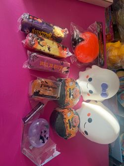 Spooky basket with squishy!!!!