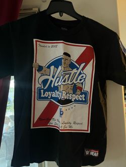 Official WWE John Cena Shirt Size Medium Hustle Loyalty Respect