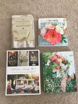 Various Wedding Planning Books