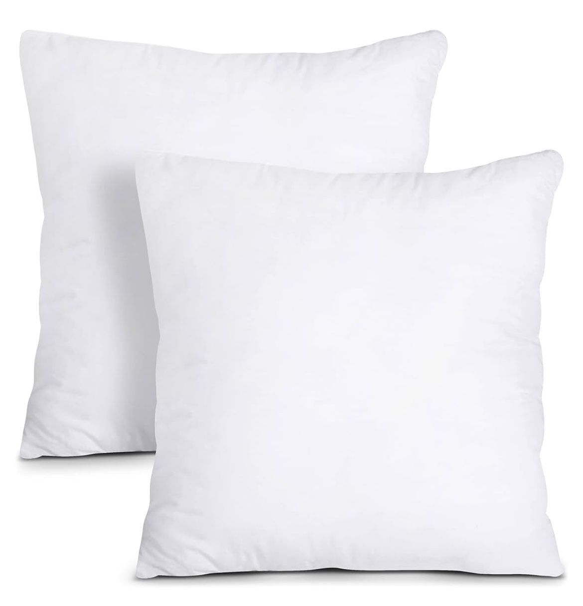 Utopia Bedding Throw Pillows Insert (Pack Of 2, White) - 28 X 28 Inches Bed And Couch 