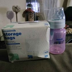 Philips Avent Anti-colic Bottle With storage bags