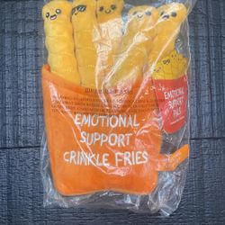 Emotional Support CRINKLE Fries