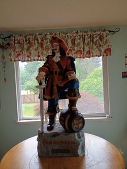 Captain Morgan 4ft statue.  Mancave/beer