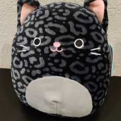 New Squishmallows Xiomara the Black Panther Cat