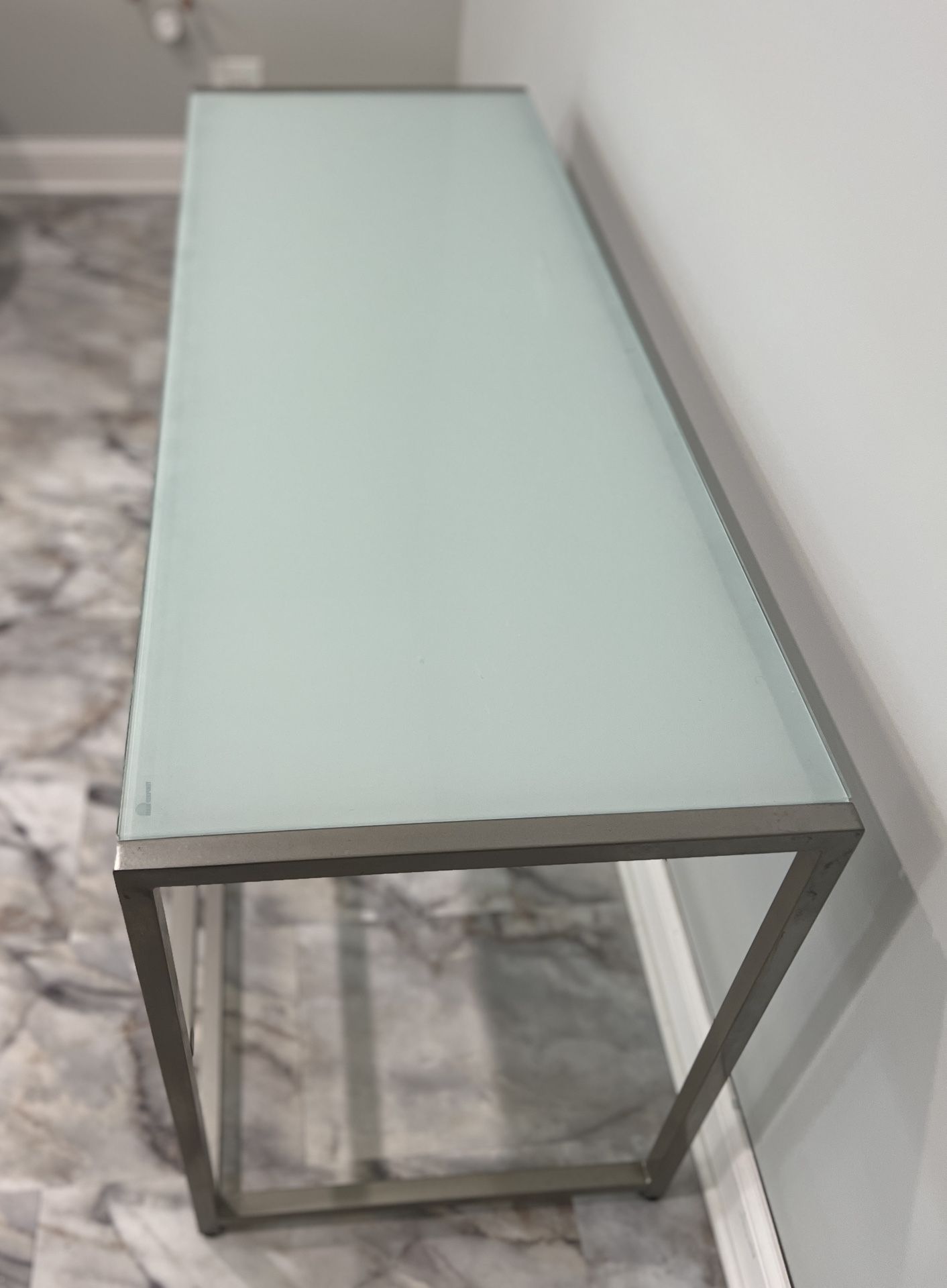 Metal And Glass Console Tables
