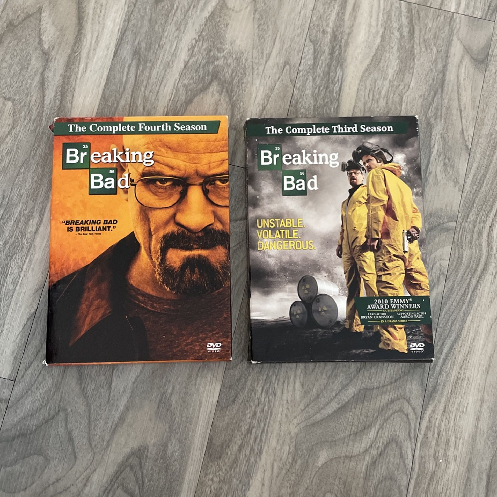 Breaking Bad Season 3 & 4 DVD