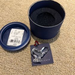 Swarovski Crystal Rooster Figurine – Original Box & Certificate